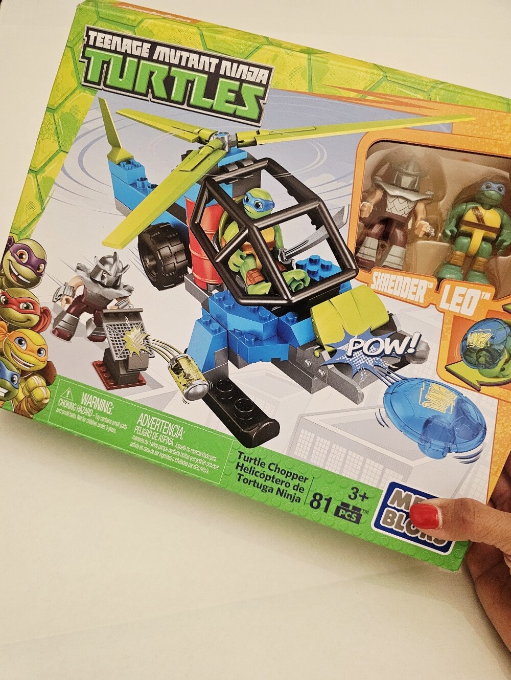 Mega Bloks Teenage Mutant Ninja Turtles Half Shell Heroes Turtle Chopper Set